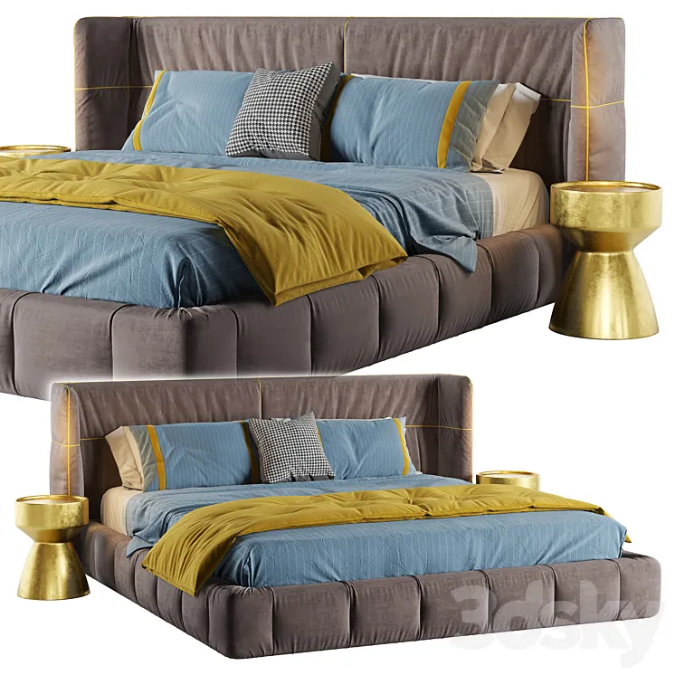 Bed 06 3D Model Free