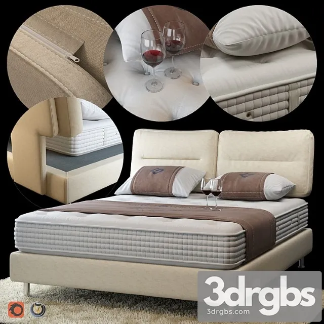 Bed  2 3D Model Free
