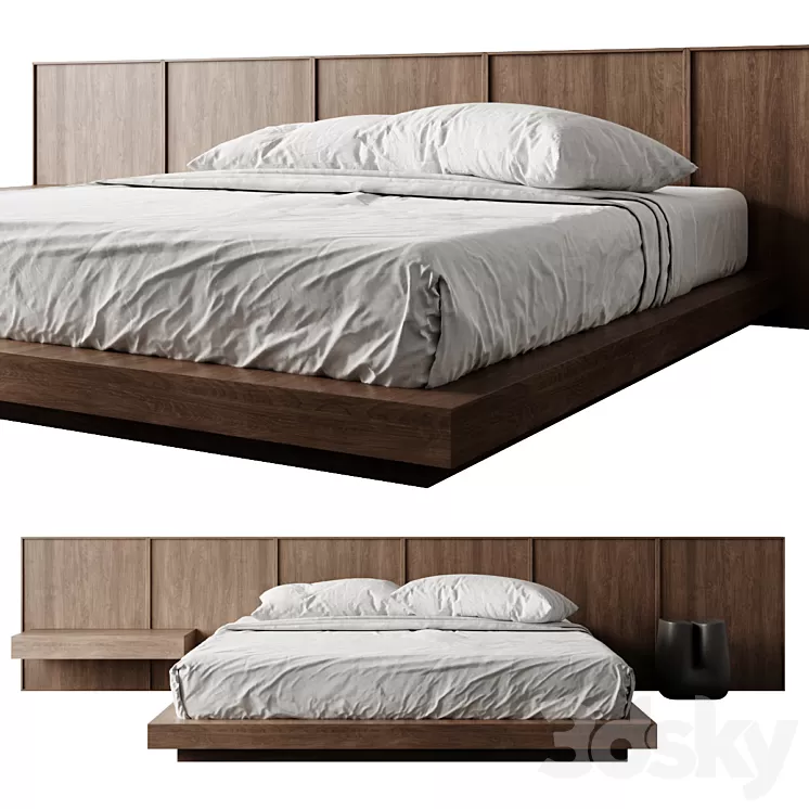 Bed 2 3D Model Free
