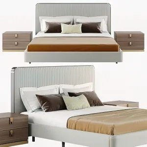Bed 3D Download - Modern Style - 001