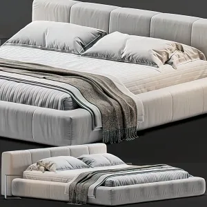 Bed 3D Download - Modern Style - 003