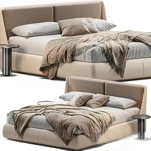 Bed 3D Download - Modern Style - 004