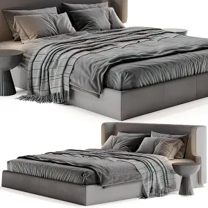 Bed 3D Download - Modern Style - 006