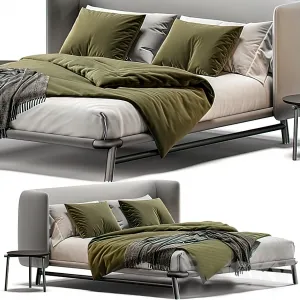 Bed 3D Download - Modern Style - 009