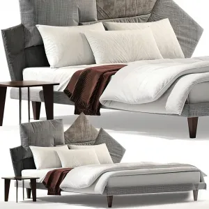 Bed 3D Download - Modern Style - 022
