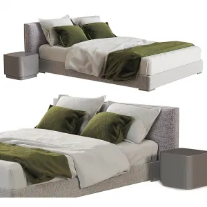 Bed 3D Download - Modern Style - 032