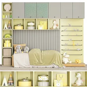 Bed 3D Download - Modern Style - 035