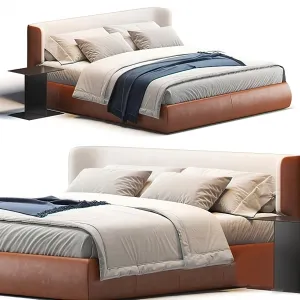 Bed 3D Download - Modern Style - 045