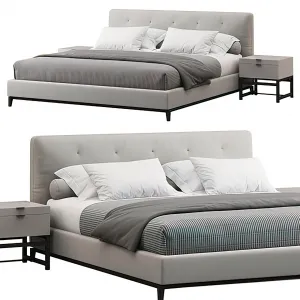 Bed 3D Download - Modern Style - 046