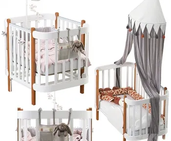 Bed 3D Download - Modern Style - 050