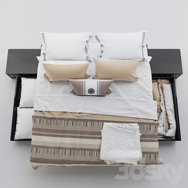bed 3D Model