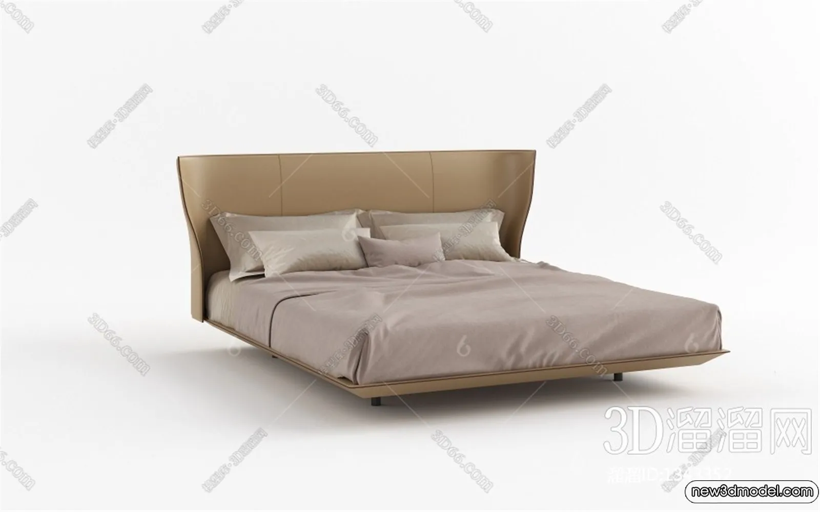 Bed 3D Models - 3D Furniture for Bedroom - 062