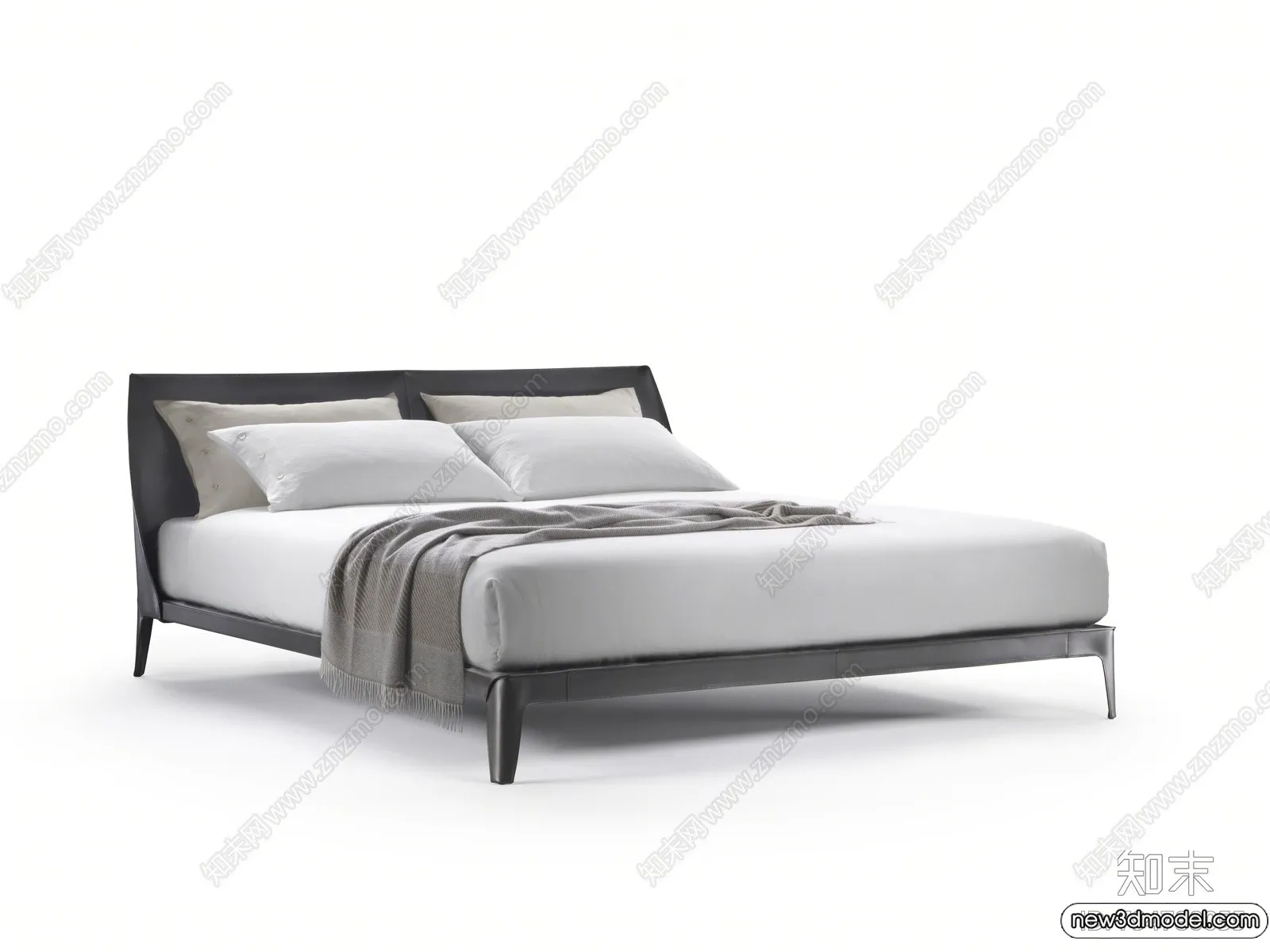 Bed 3D Models - 3D Furniture for Bedroom - 084