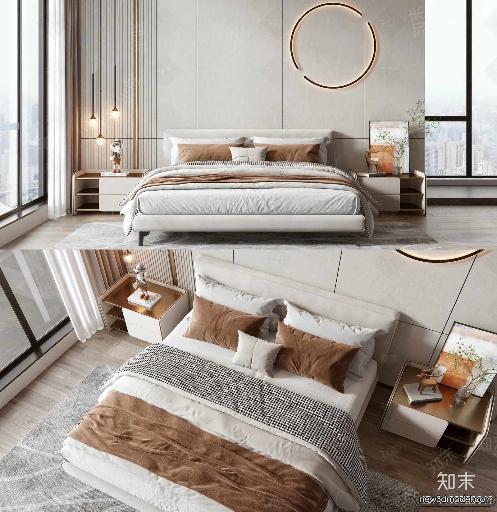 Bed 3D Models - 3D Furniture for Bedroom - 118
