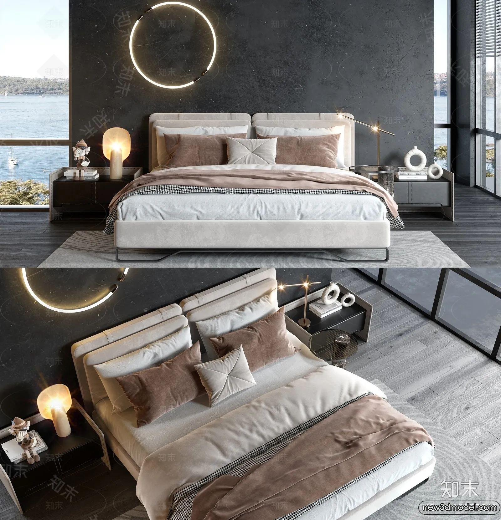 Bed 3D Models - 3D Furniture for Bedroom - 134