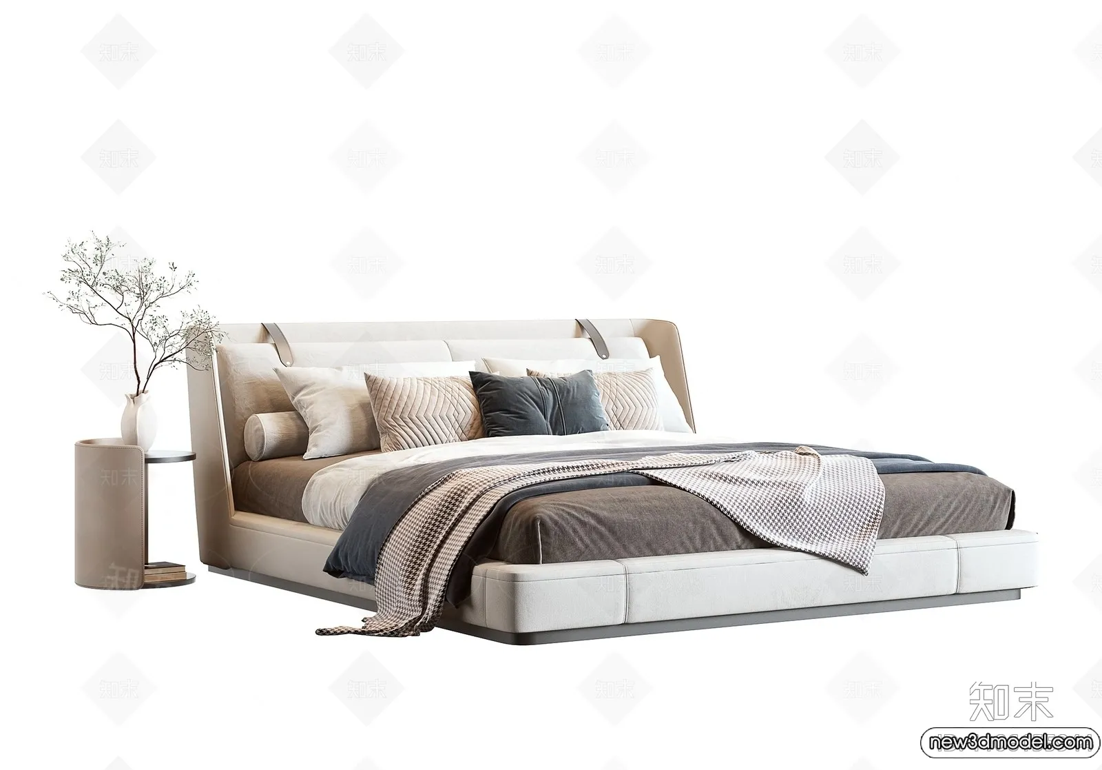 Bed 3D Models - 3D Furniture for Bedroom - 140