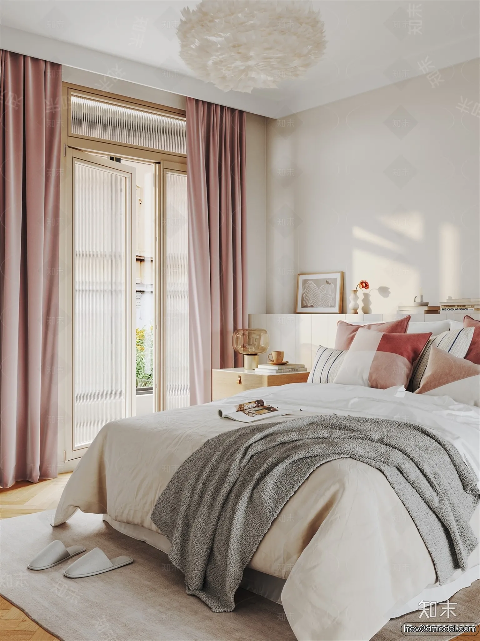 Bed 3D Models - 3D Furniture for Bedroom - 143