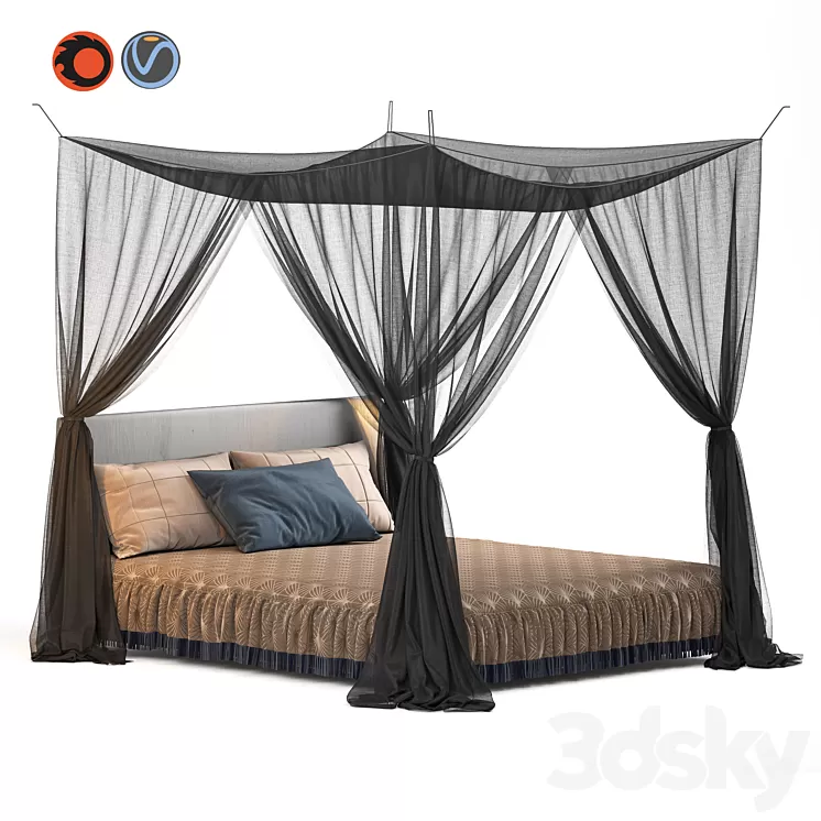 Bed 9 3D Model Free
