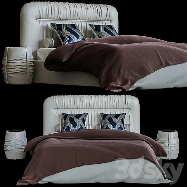 Bed _ Headboard Drape HEADBOARD 3DModel