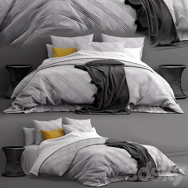 Bed adairs bed 3D Model