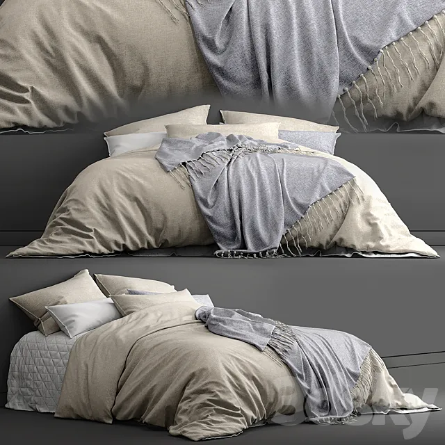 Bed adairs bed 3D Model