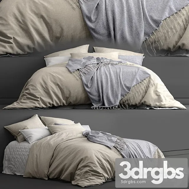 Bed adairs bed_3 2 3D Model Free