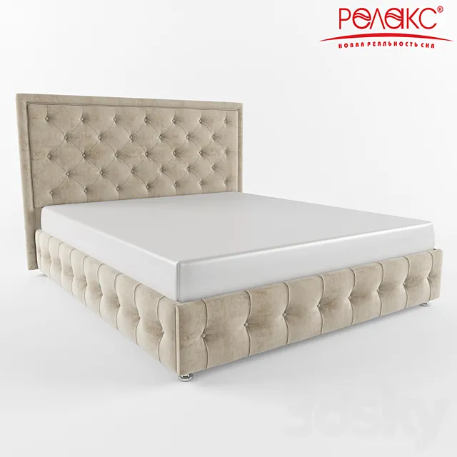 Bed AFM Relax 3D Model