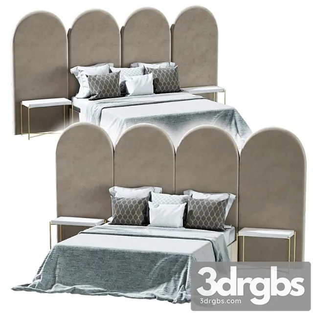 Bed Alba 1 3D Model Free