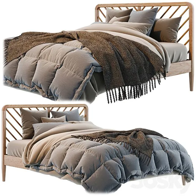 Bed ANDA By La Redoute 3D Model