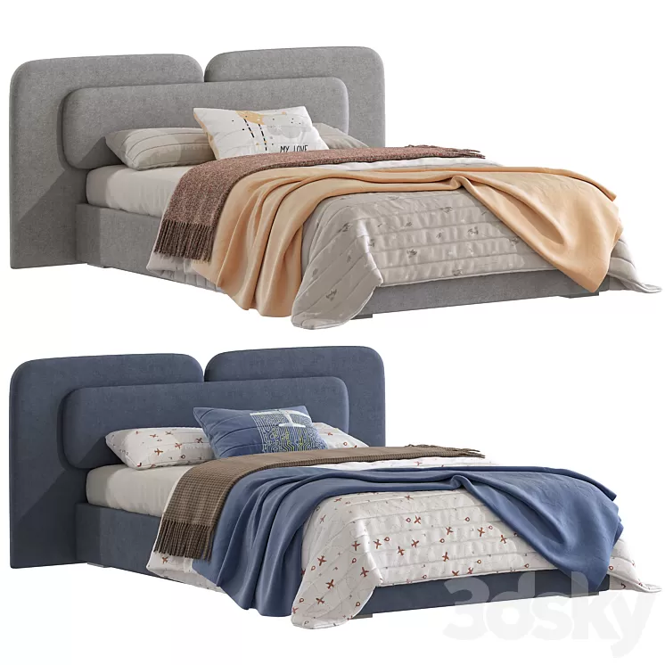 Bed Angelo 312 3D Model Free Download