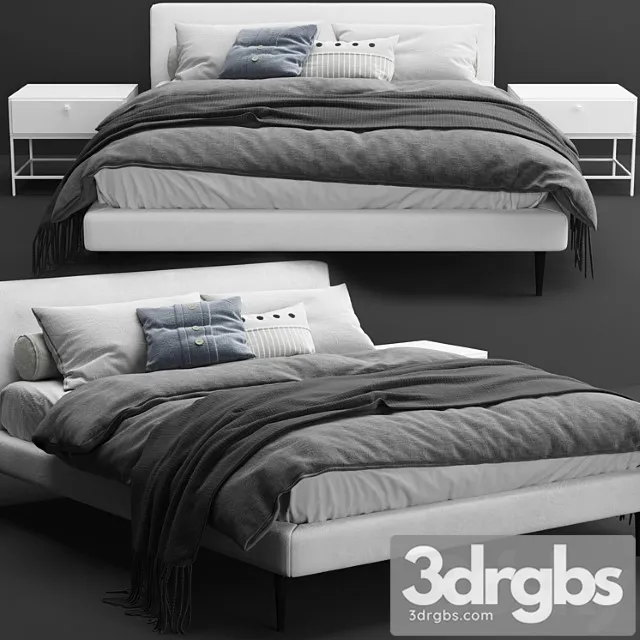 Bed arlington boconcept new 2 3D Model Free