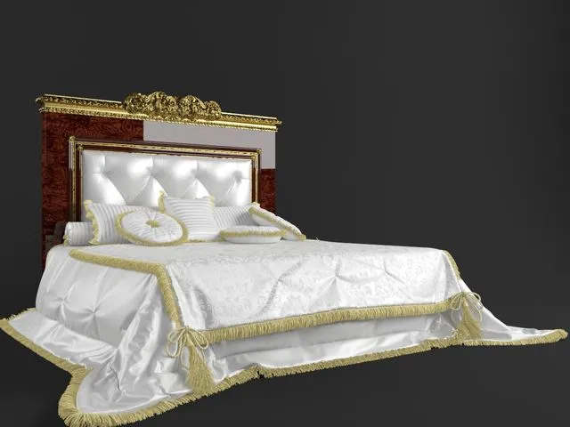 Bed Arredamenti Grand Royal art.471 3D Model