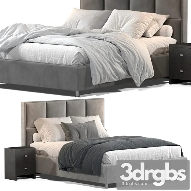 Bed Ascona Linea 3D Model Free