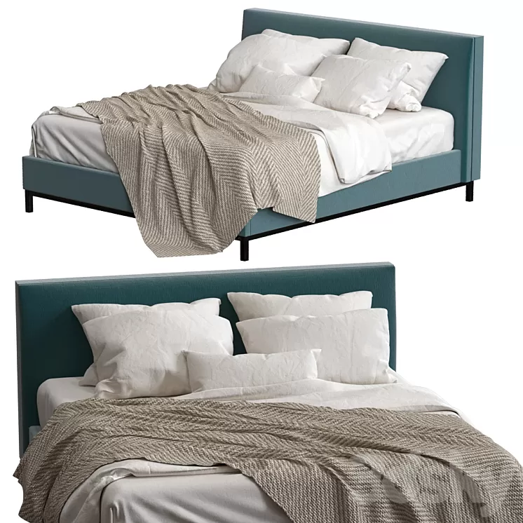 Bed Askona Magica 3D Model Free