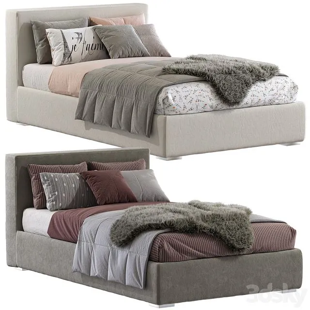 Bed Aster Bed 3D Model