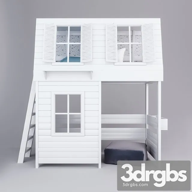 Bed Attic of the Bukwood Factory 3D Model Free