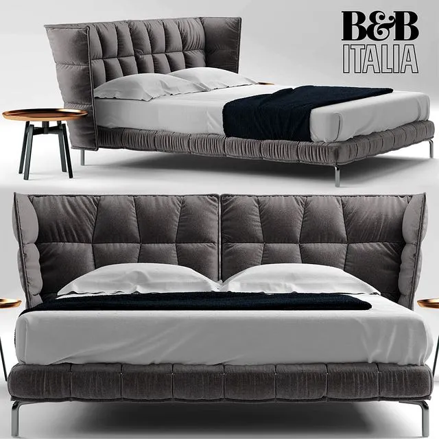 Bed b & b husk bett bed PATRICIA URQUIOLA HUSK OUTDOOR 3D Model