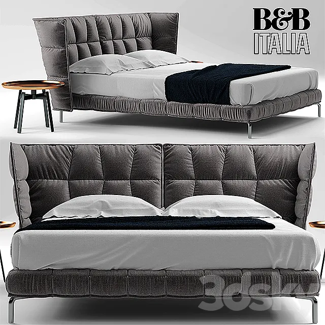 Bed b & b husk bett bed PATRICIA URQUIOLA HUSK OUTDOOR 3D Model