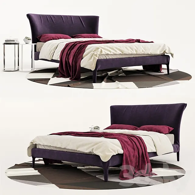 Bed B & B Italia Febo 3D Model