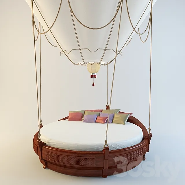 Bed balloon 3D Model