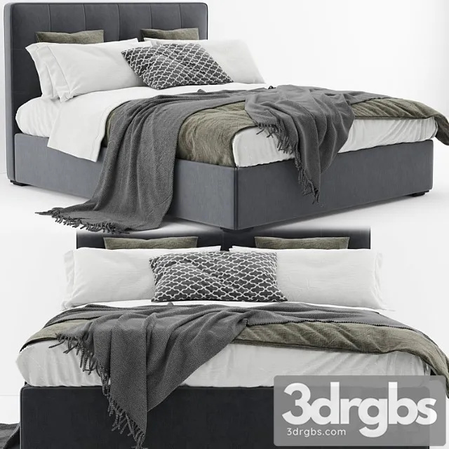 Bed bardo meridiani 2 3D Model Free