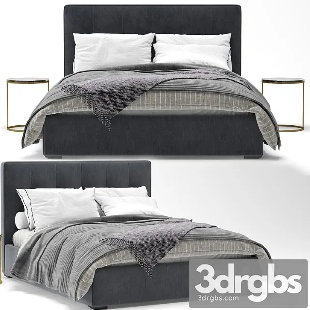 Bed Bardo Meridiani 3D Model Free