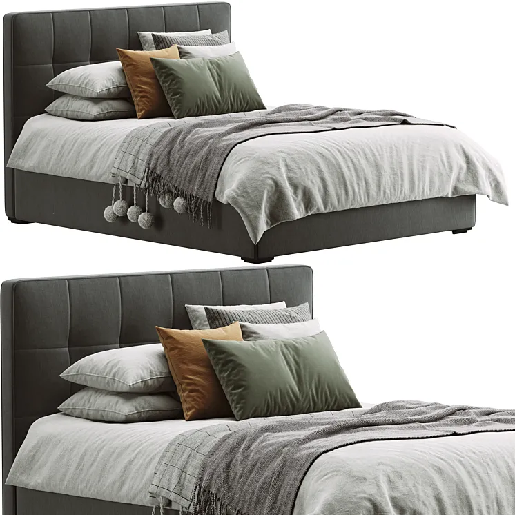 Bed bardo meridiani 3D Model Free