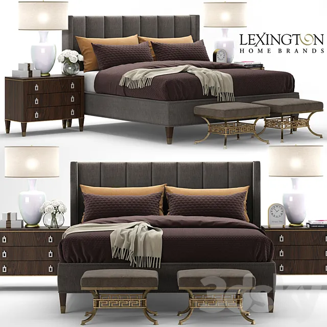 Bed Barrington. Lexington 3DModel