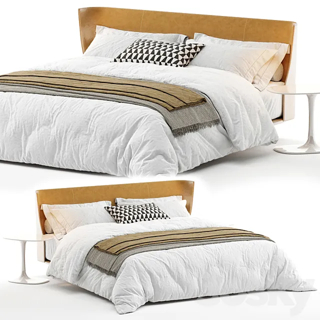 Bed B&B Italia Alys 3D Model