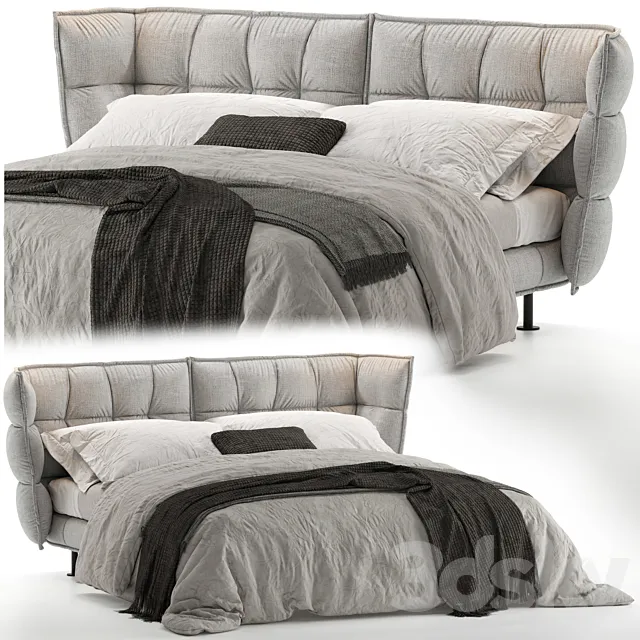 Bed B&B Italia Husk 3D Model