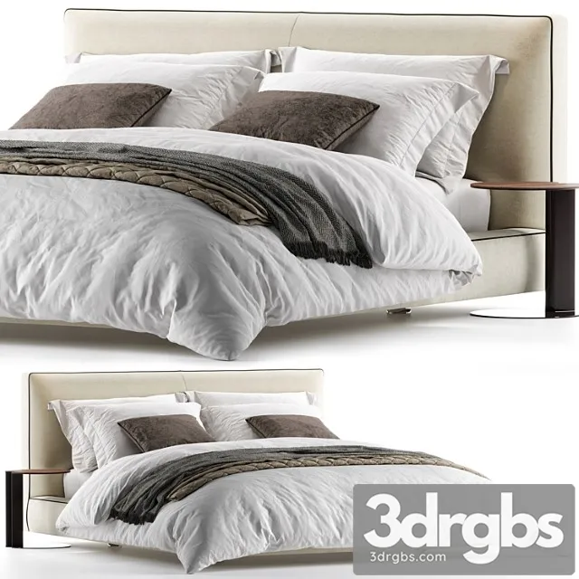 Bed b&b italia richard 2 3D Model Free