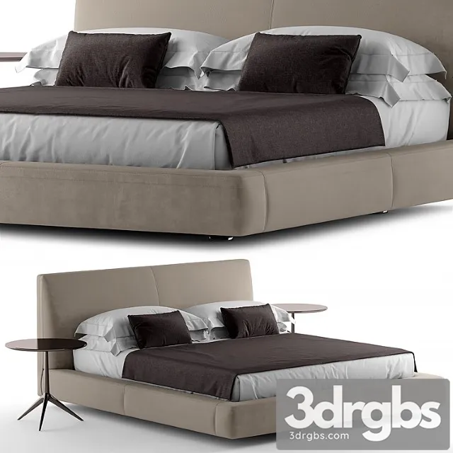 Bed bebitalia richard 2 3D Model Free