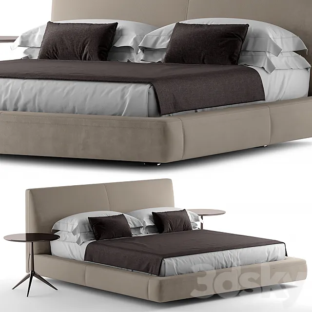 Bed bebitalia Richard 3D Model