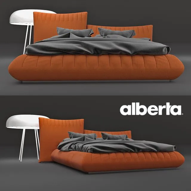 Bed Bellavita Letto Alberta Salotti 3D Model